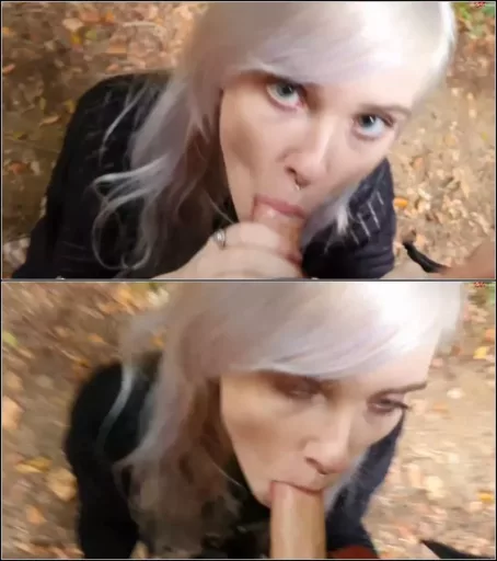 LovlyLuna - Riskanter öffentlicher Blowjob im Wald [FullHD 1080p] (MDH)
