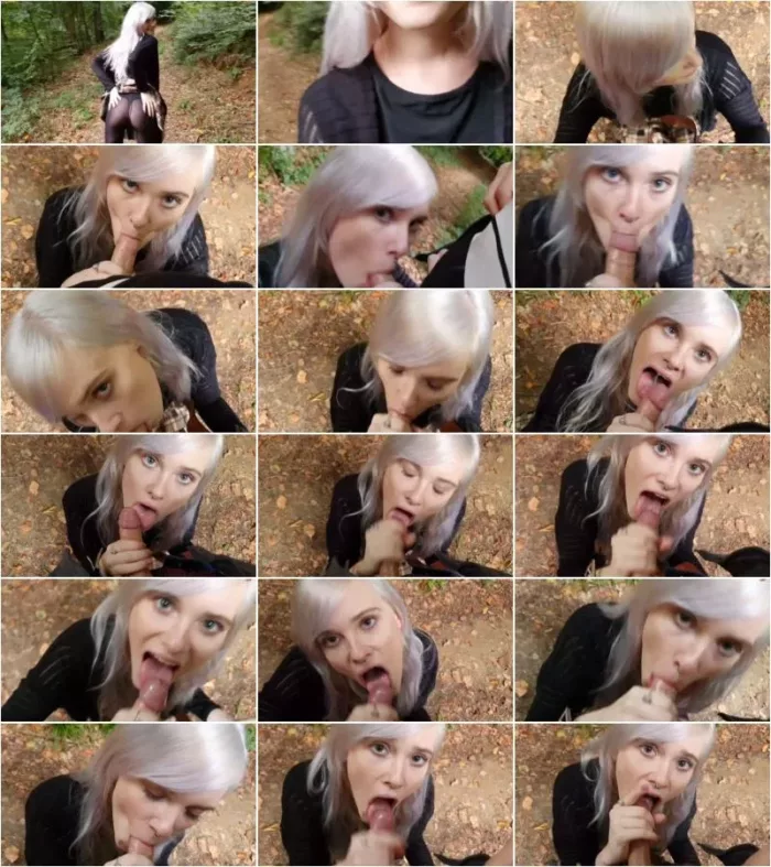 LovlyLuna - Riskanter öffentlicher Blowjob im Wald [FullHD 1080p] (MDH)