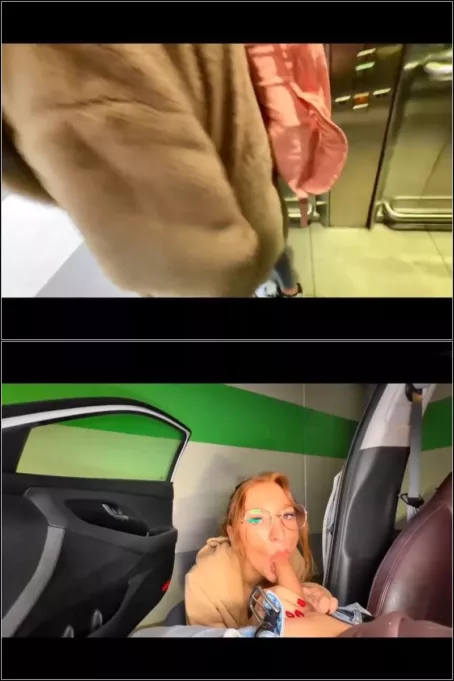 Sexy-Rachel - Gym Schlampe schluckt - Neuer Hengst füttert mich mit dickem Sperma-Shake in der Tiefgarage [HD 1080p] (MDH)