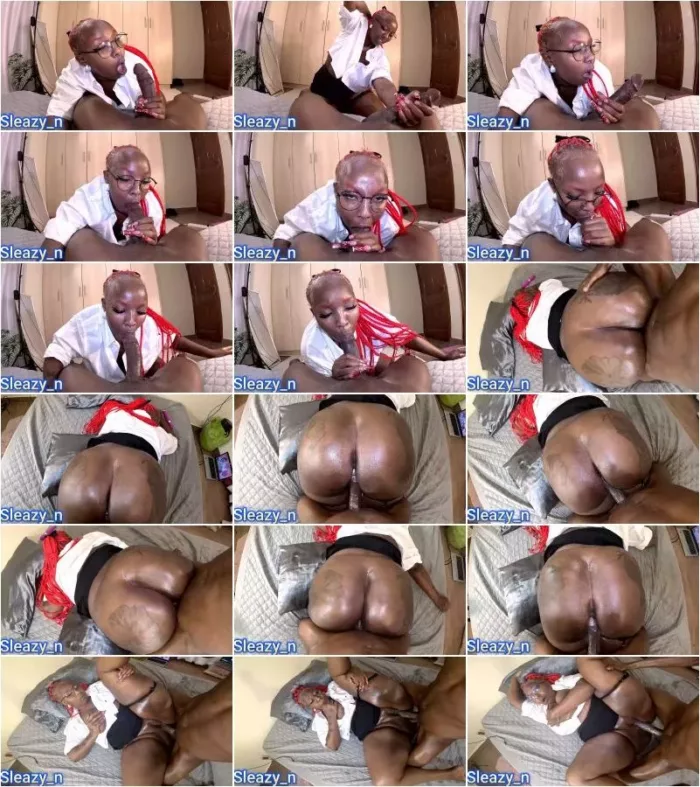 Sleazy_n - Naughty Secretary Sneaked For Bbc 2 [UltraHD/4K 2160p] (Interracial)