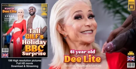 Dee Lite - Dee Lite - Before going on a holiday, 61 year old GILF Dee Lite is having a big black cock to get in the mood [Full HD 1080p] (Mature)