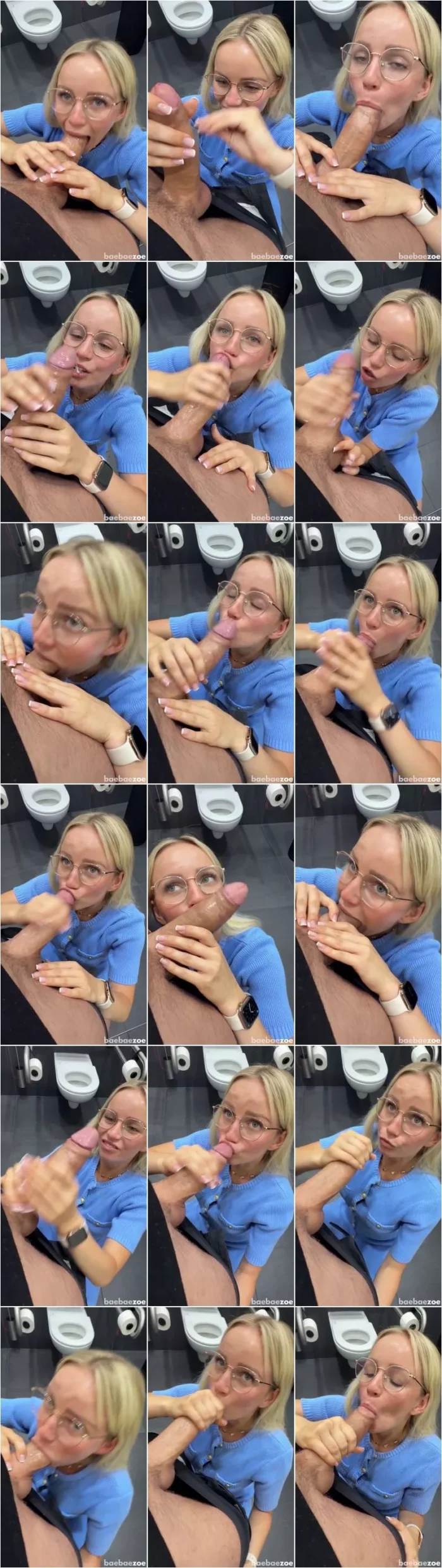 baebaezoe - Frauen Mit Brillen Sind Immer Schlampen - Offentlicher Blowjob [SD 1280p] (MDH)