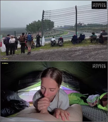 hermione_potter - Ich BLASE seinen harten SCHWANZ bei einem Formel 1 Rennen BELGIEN Spa - VLOG [FullHD 1080p] (MDH)
