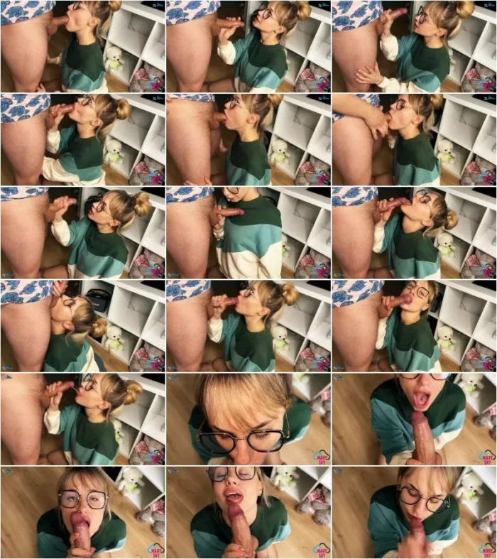 Mary_Sky - Versaute familie - Massiv sperma auf mein gesicht gegossen - Deepthroat [FullHD 1080p] (MDH)