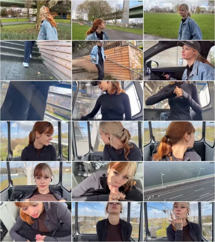 SallyDinosaur - Riskante spritzige Gondelfahrt - Blowjob date in der Seilbahn [FullHD 1080p] (MDH)