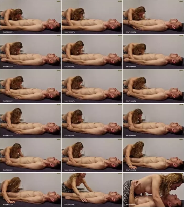 RalphXXXpl - Domina Spermafutterung Nach Blowjob - Cumkiss [FullHD 1080p] (MDH)