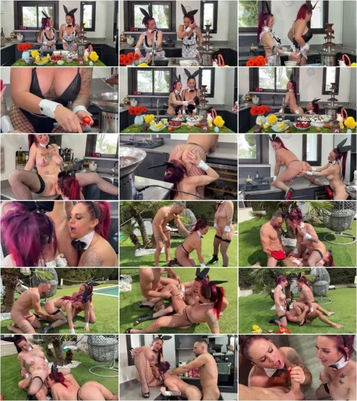Ava Queen, Miss Paola - Eggs, chocolate... and a threesome with Paola and Ava! 06.04.2026 [FullHD 1080p] (French Porn)