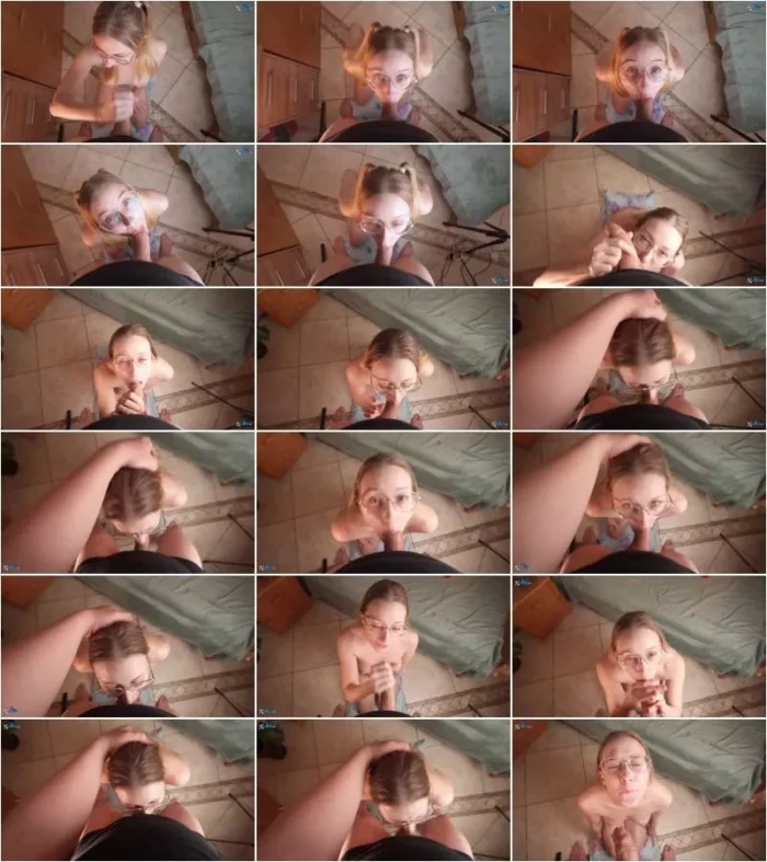 DreamFoxy - Aus der Perspektive. Sie lutscht mir gerne und bekommt ein grosses Gesichtsgesicht. [FullHD 1080p] (MDH)