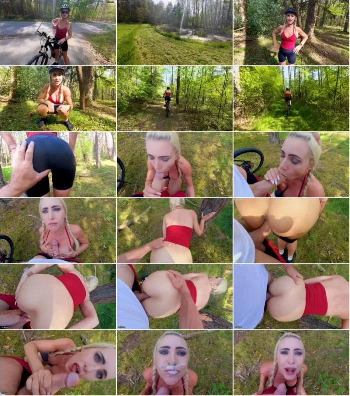 Daynia - Offentlich ARSCHGEFICKT bei SPRITZTOUR - So ne perverse BIKERSCHLAMPE hatte er noch NIE - FACIAL [FullHD 1080p] (MDH)