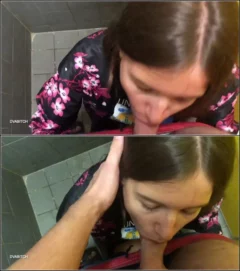 Dvabitch - Erstaunliches madchen blowjob nach dem training in der fitnesstudio-dusche [FullHD 1080p] (MDH)