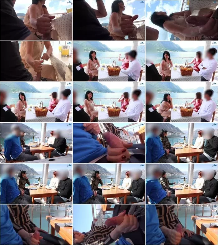 Alexandra-Wett - Offentlich - Einen heissen schwanz in einem restaurant gewichst [FullHD 1080p] (MDH)