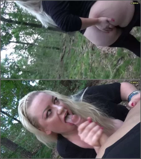 DonJohn11 - Geile hubsche Blondine im Wald gefickt und vollgespritzt - Facial - Sperm-Walk [FullHD 1080p] (MDH)