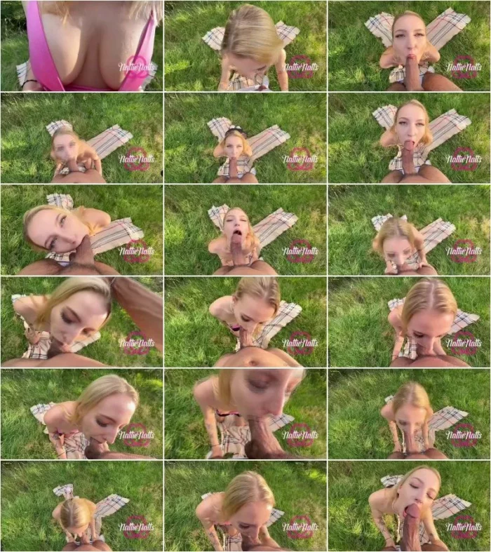 NattieNatts - THROATPIE - Beim Spazieren SPERMAHUNGRIG und in die Kehle gefickt geworden [FullHD 1080p] (MDH)