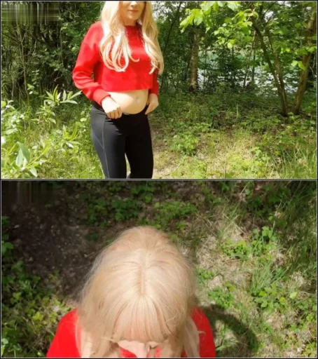 blondes_teen_girl - ERWISCHT - Wild pssen im Wald endet mit Blowjob - MEGA STRAHL [FullHD 1080p] (MDH)