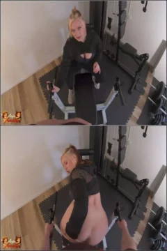 AnjaAmelia - Riskanter Quickie Im Offentlichen Fitnessstudio [HD 1080p] (MDH)