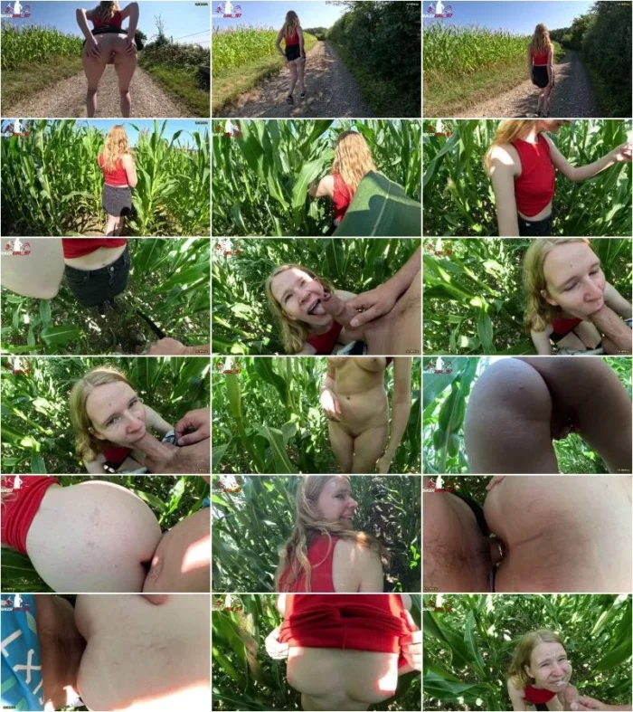Bikergirl_97 - Billige Teen schlampe Bekommt Fick Und Gesichtsbesamung in Cornfield [FullHD 1080p] (MDH)