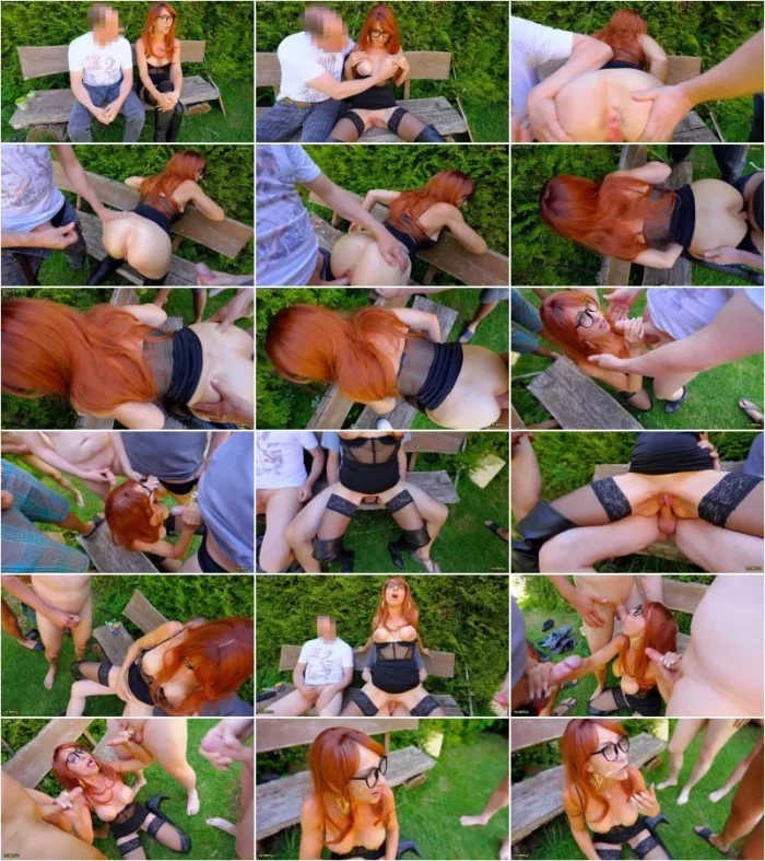 Daynia - Die GEILE Frau Schmidt - Ihr 1. GANGBANG - Und sie hat sogar ALLE LOCHER hingehalten - FACIALs [FullHD 1080p] (MDH)