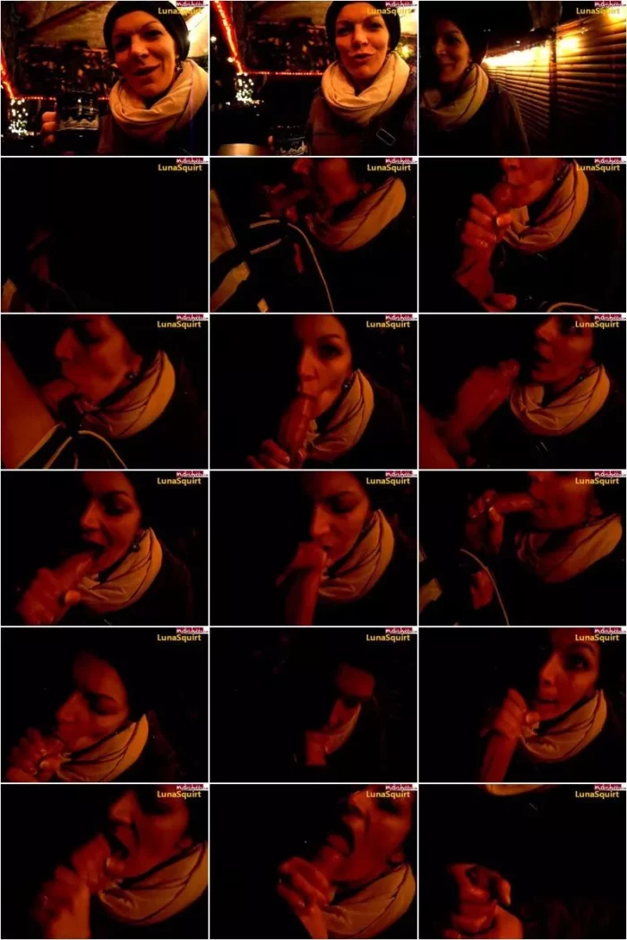 LunaSquirt - Auf dem Weihnachtsmarkt Blowjob mit happyend [SD 720p] (MDH)