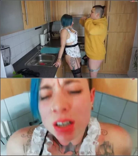 Luna_Minx - Hausmadchen wird fur ihr Missgeschick bestraft - HARTER SEX IN DER KUCHE [FullHD 1080p] (MDH)