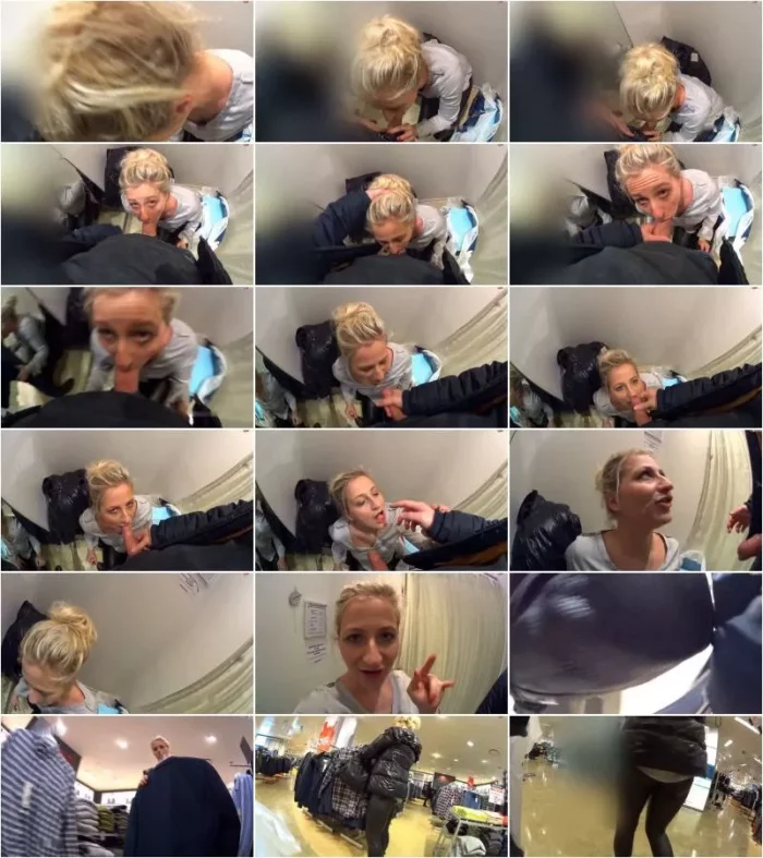 Skylabitch - Leggingsbitch schluckt auf Herrenumkleide [FullHD 1080p] (MDH)