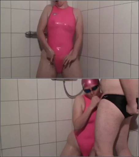 Swimsuit_bitch - Vibrator in der Pussy und Schwanz im Maul [HD 720p] (MDH)