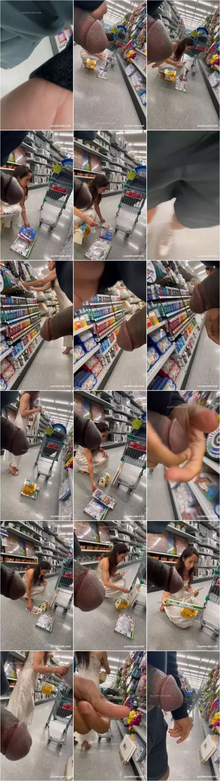 lessymat - Damn! Black dick in front of hot Milf in store, she didn't care [SD 1920p] (Interracial)