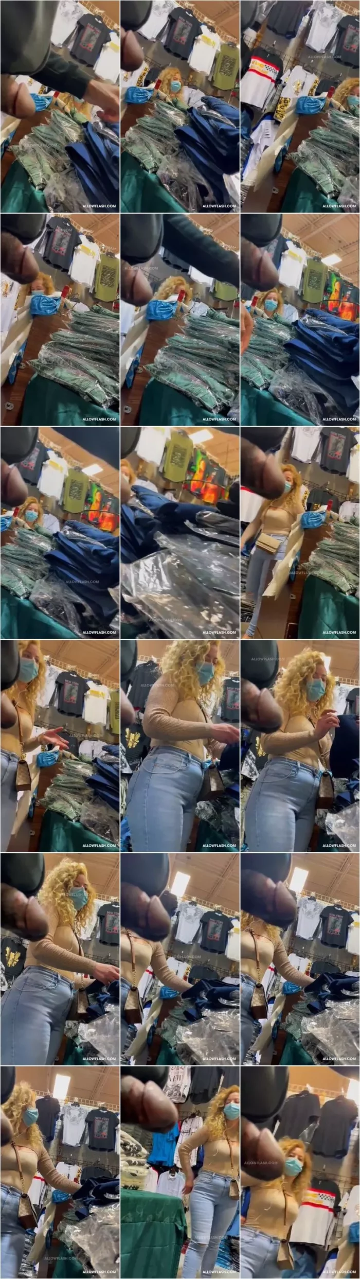 lessymat - Hot curly hair saleswoman at the end she saw the black dick [SD 1920p] (Interracial)