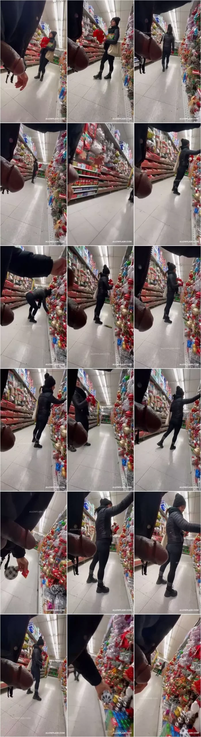 lessymat - Hot milf looking at products in the store [SD 1920p] (Interracial)