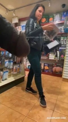 lessymat - Sexy milf looked at black dick in store [SD 1920p] (Interracial)