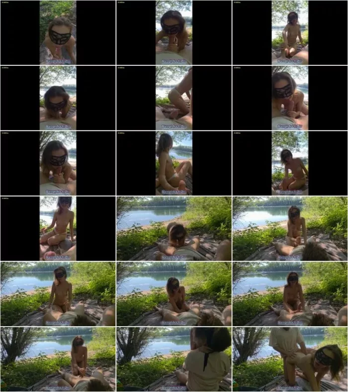 BunnyMeetsDIlf - Erstes Mal Outdoor Risky - Bunny Blast Und Wird Doggy Am Fluss Gevogelt [FullHD 1080p] (MDH)