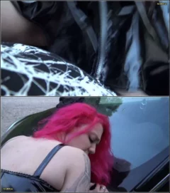 Valery_Venom - Lackbitch am Strassenrand gefickt und vollgepumpt [FullHD 1080p] (MDH)