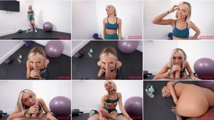 Screenshot 2 from chloe temple –  blonde girl cant afford the gym [FullHD 1080p] (Teen)