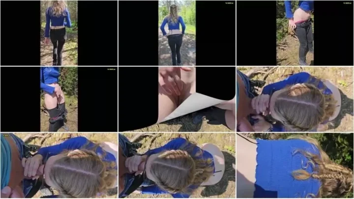 Screenshot 1 from Bikergirl_97 – Geiler Wald Fick mit Creampie [FullHD 1080p] (MDH)