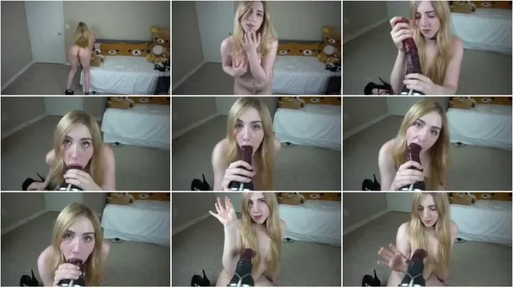 Screenshot 2 from MissPrincessKay – Wet And Spitty Deepthroating For Daddy [FullHD 1080p] (Dildo)