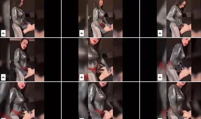 Screenshot 3 from KiraLisDiable – SpiderKira fickt Futa Gwen mit ihrem Strapon [HD 720p] (MDH)