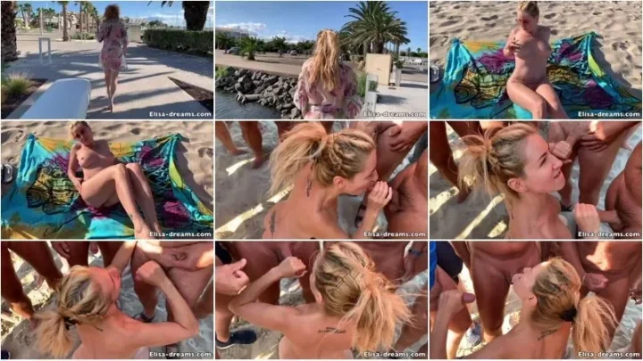 Screenshot 2 from Elisa dreams – Sex Challenge 2019 – Blowjobs and Cumshots to the beach 07.08.2020 [FullHD 1080p] (Elisa-dreams)