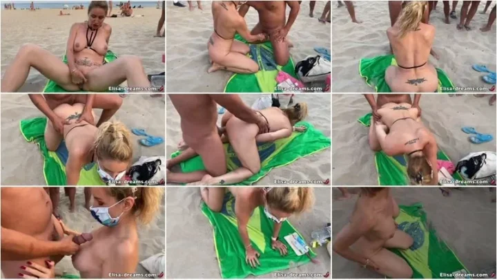 Screenshot 2 from Elisa dreams – Sex Challenge 2020 – Sex (Anal) with some voyeurs at the beach 13.11.2020 [FullHD 1080p] (Elisa-dreams)