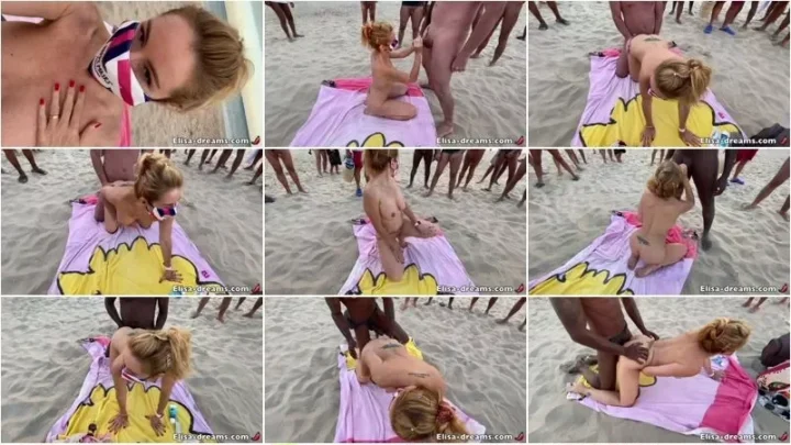 Screenshot 2 from Elisa dreams – Sex Challenge 2020 – Sex with some voyeurs at the beach 03.12.2020 [FullHD 1080p] (Elisa-dreams)