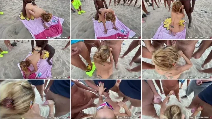 Screenshot 3 from Elisa dreams – Sex Challenge 2020 – Sex with some voyeurs at the beach 03.12.2020 [FullHD 1080p] (Elisa-dreams)