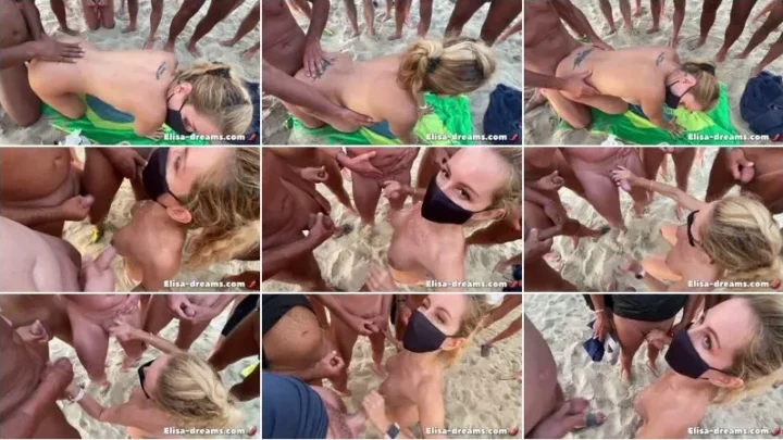 Screenshot 3 from Elisa dreams – Sex Challenge 2020 – Fucked by 5 random guys and 14 Cumshots at beach 06.05.2021 [FullHD 1080p] (Elisa-dreams)