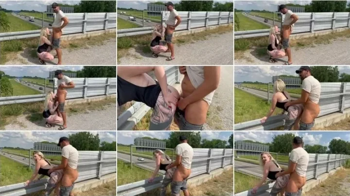 Screenshot 2 from Valery_Venom – EXTREM PUPLIC – Crampie auf der A8 Autobahnbrucke [FullHD 1080p] (MDH)