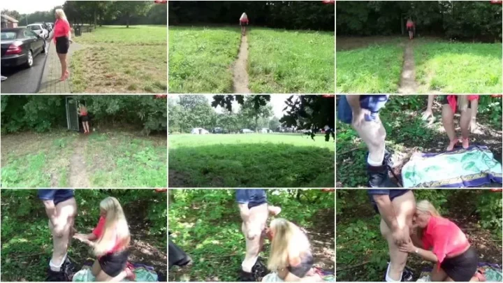 Screenshot 2 from RosellaExtrem – Ersten Schwanze Outdoor abgemolken – Rastplatz-Aktion [HD 720p] (MDH)