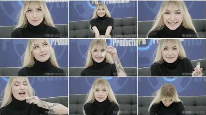 Screenshot 2 from Tabitha Poison #1 – Interview before Bukkake 30.10.2023 [FullHD 1080p] (Bukkake)