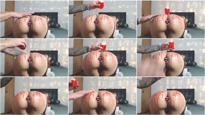 Screenshot 3 from CleydeandTiny – I Play With Wax On My Buttocks [HD 720p] (Fisting)