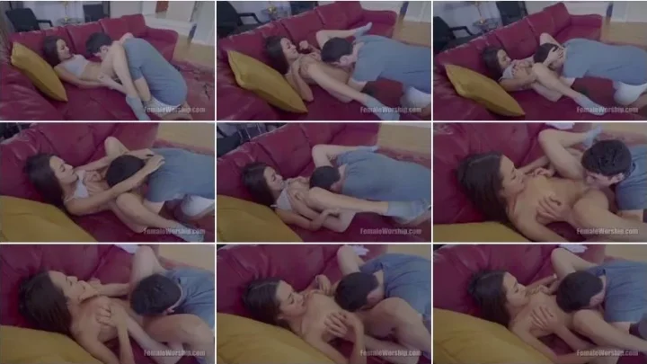 Screenshot 2 from Freya Von Doom, Nick Strokes – Female Worship №722 [FullHD 1080p] (Femdom)