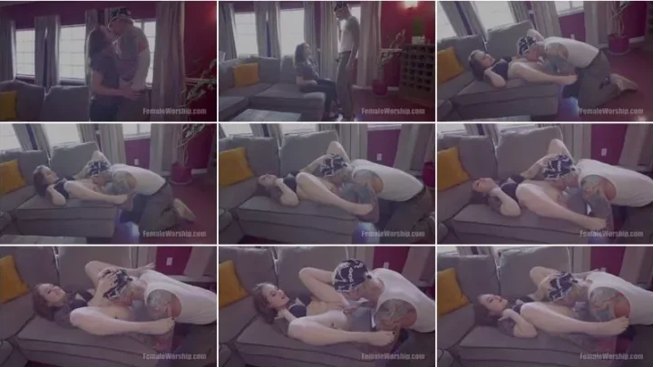 Screenshot 2 from Lizzie Love, James Bloww – Female Worship №770 [FullHD 1080p] (Femdom)