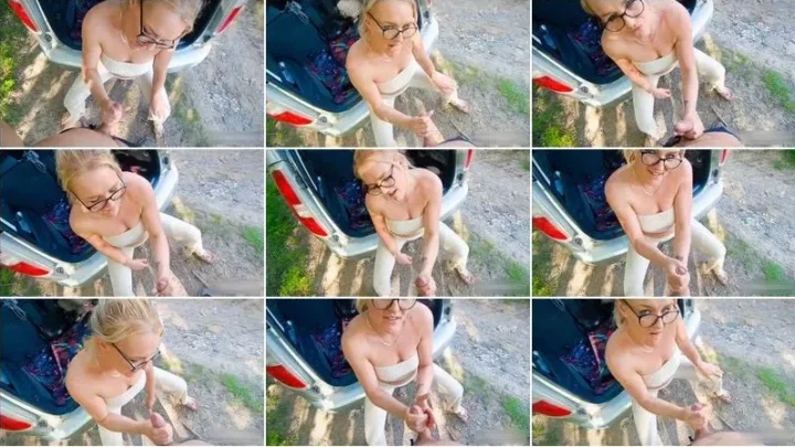 Screenshot 3 from Lilly_33 – Bin ich jetzt zu weit gegangen – Am Parkplatz fremden abgewichst [FullHD 1080p] (MDH)
