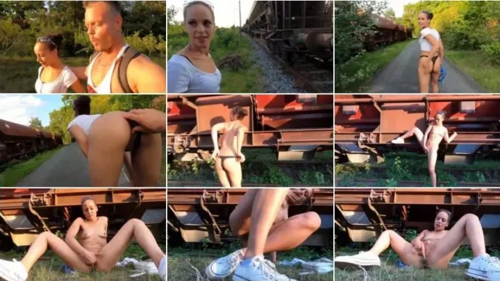 Screenshot 2 from Lia-Amalia – Vom Spaziergang zum HARTEN AO FICK an der Bahnanlage – Ich lasse mich einfach uberall FICKEN [FullHD 1080p] (MDH)