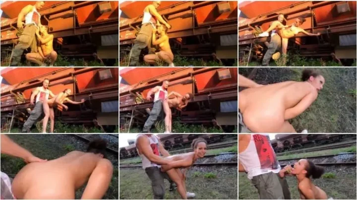 Screenshot 3 from Lia-Amalia – Vom Spaziergang zum HARTEN AO FICK an der Bahnanlage – Ich lasse mich einfach uberall FICKEN [FullHD 1080p] (MDH)