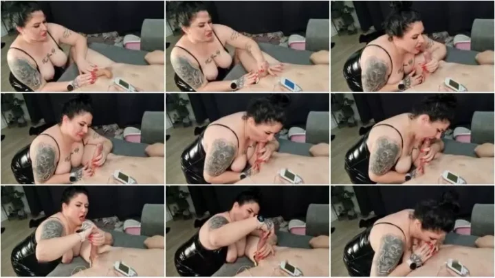 Screenshot 2 from curvyladylena – EIER UNTER STROM GESETZT – EXTREMES TEASING UND EDGING BIS ZUR EXPLOSION IN MEIN SCHLUCKMAUL [FullHD 1080p] (MDH)